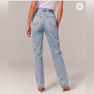 90’s straight ultra high rise jeans